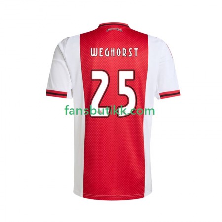 Fotballdrakt AFC Ajax Wout Weghorst 25 Hjemmetrøye 2025-2026 Kortermet